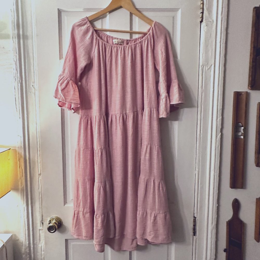 COPY - Flirty blush pink Natalie Martin dress size S